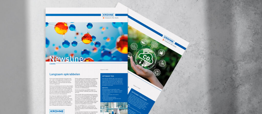 Krohne Newsline zur Projektdarstellung